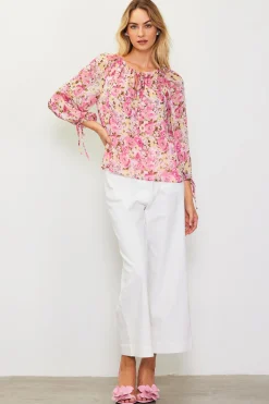 Alanna Floral Print Longsleeve Blouse*SKIES ARE BLUE Online