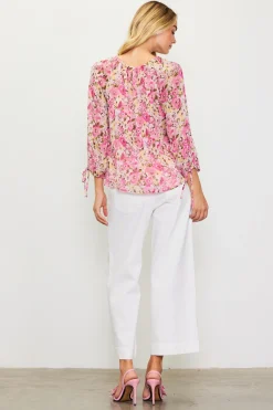 Alanna Floral Print Longsleeve Blouse*SKIES ARE BLUE Online