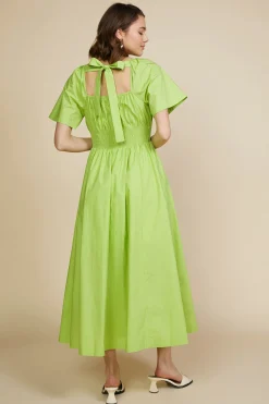 Andrea Poplin Midi Dress*SKIES ARE BLUE Sale