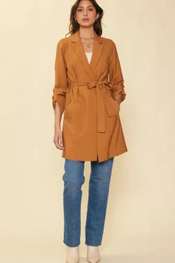 Belted Trench Coat*SKIES ARE BLUE Outlet
