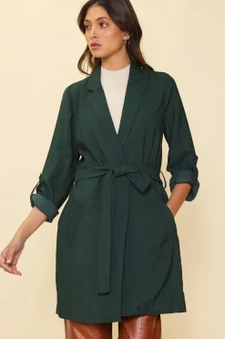 Belted Trench Coat*SKIES ARE BLUE Discount