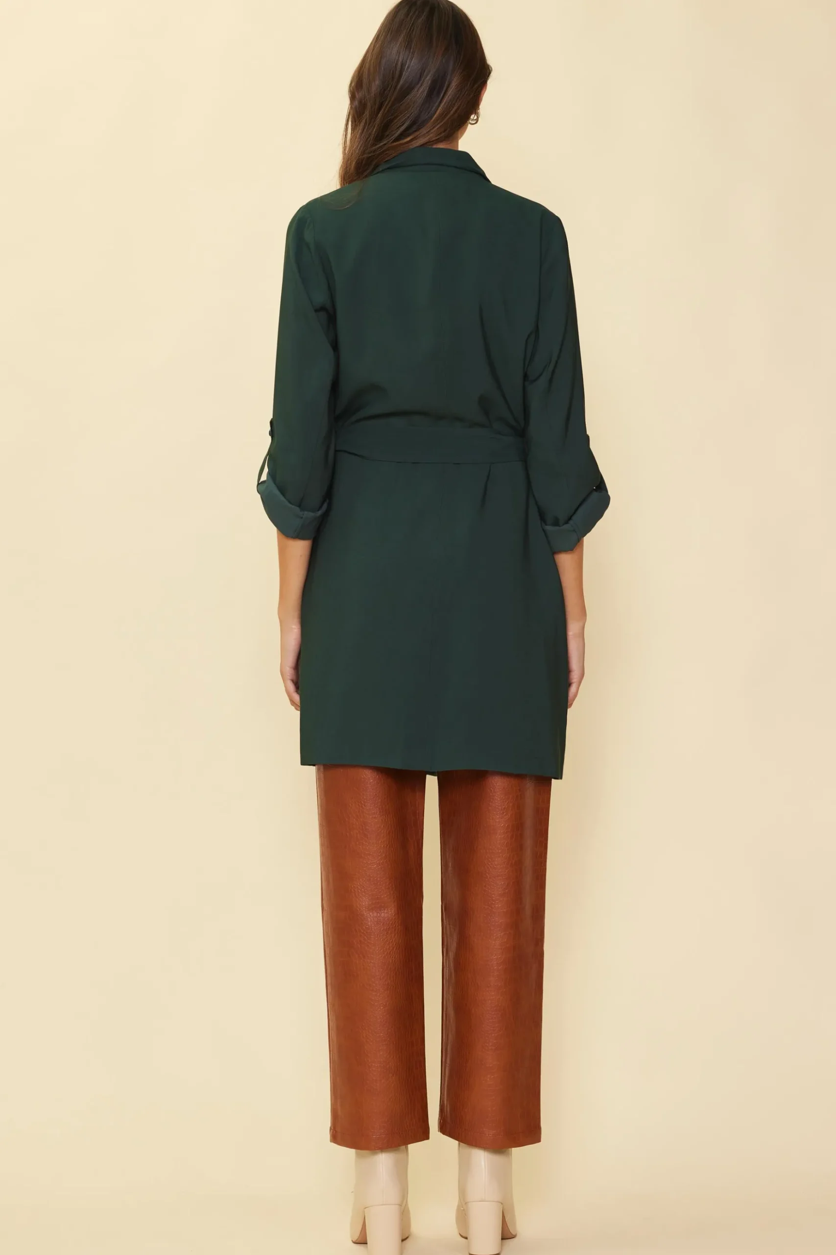 Belted Trench Coat*SKIES ARE BLUE Discount