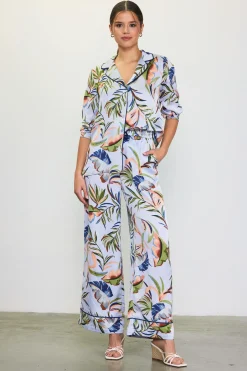 Bianca Floral Print Elastic Waistband Pants*SKIES ARE BLUE Sale