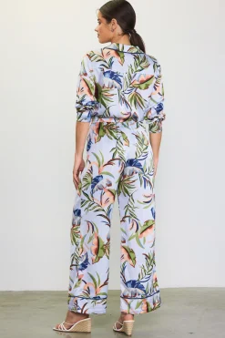 Bianca Floral Print Elastic Waistband Pants*SKIES ARE BLUE Sale