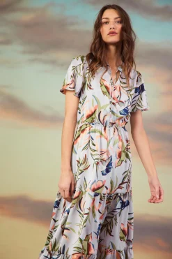Bianca Floral Spring Maxi Dress*SKIES ARE BLUE Hot