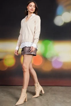 Blair Mixed Media Sweater*SKIES ARE BLUE Online