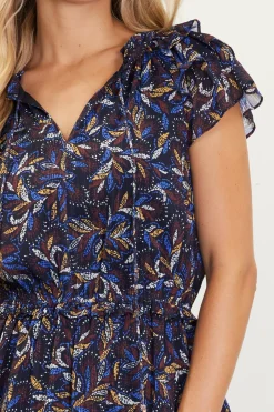 Blake Print Tiered Maxi Dress*SKIES ARE BLUE Best