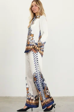 Blythe Floral Print Relaxed Pants*SKIES ARE BLUE Hot