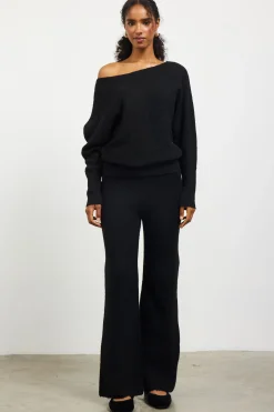 Boatneck Ribbed Knit Sweater*SKIES ARE BLUE Online