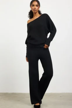 Boatneck Ribbed Knit Sweater*SKIES ARE BLUE Online