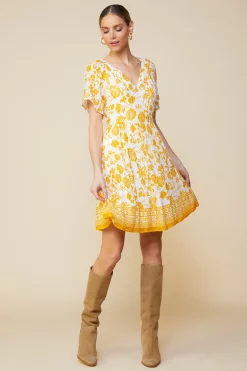 Border Print Mini Dress*SKIES ARE BLUE Online