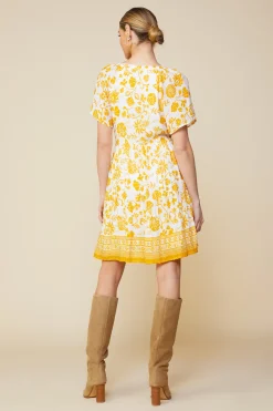 Border Print Mini Dress*SKIES ARE BLUE Online