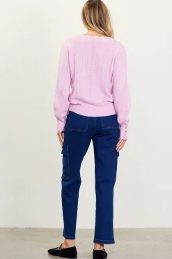 Cable Knit Sweater*SKIES ARE BLUE Clearance