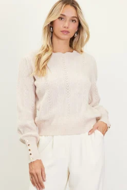 Cable Knit Sweater*SKIES ARE BLUE Best