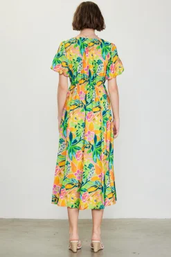 Celine Floral Print Midi Dress*SKIES ARE BLUE Best