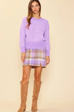 Chenille Knit Sweater*SKIES ARE BLUE Hot