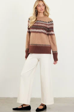 Clarke Fair Isle Sweater*SKIES ARE BLUE Hot