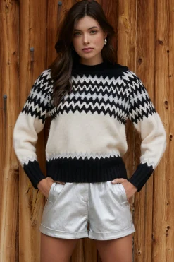 Clarke Fair Isle Sweater*SKIES ARE BLUE Hot