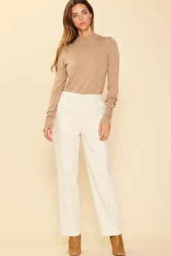 Cotton Twill Belted Pants*SKIES ARE BLUE Online