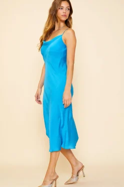 Cowl Neck Bias Dress*SKIES ARE BLUE Discount