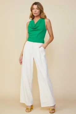 Cowl Neck Sleeveless Top*SKIES ARE BLUE