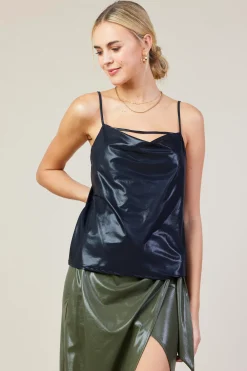 Cowl Neck Tank Top*SKIES ARE BLUE Clearance
