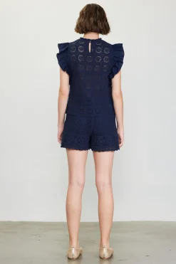 Crochet High Waisted Shorts*SKIES ARE BLUE Clearance