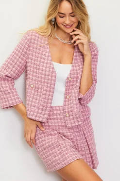 Cropped Tweed Jacket*SKIES ARE BLUE Outlet