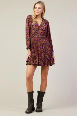 Daray Floral Print Mini Dress*SKIES ARE BLUE Outlet