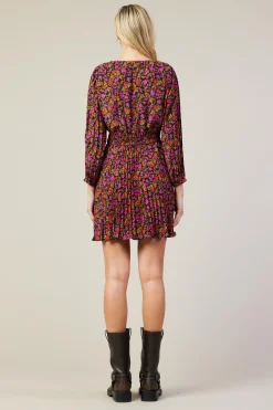 Daray Floral Print Mini Dress*SKIES ARE BLUE Outlet