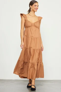 Diana Poplin Maxi Dress*SKIES ARE BLUE Hot