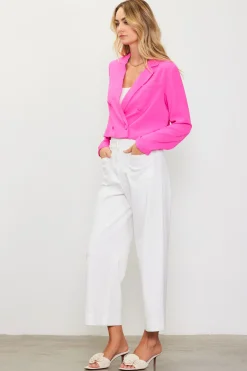 Double Breasted Crop Blazer*SKIES ARE BLUE Online
