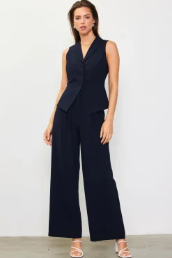 Double Pleated Wide Pants*SKIES ARE BLUE Clearance