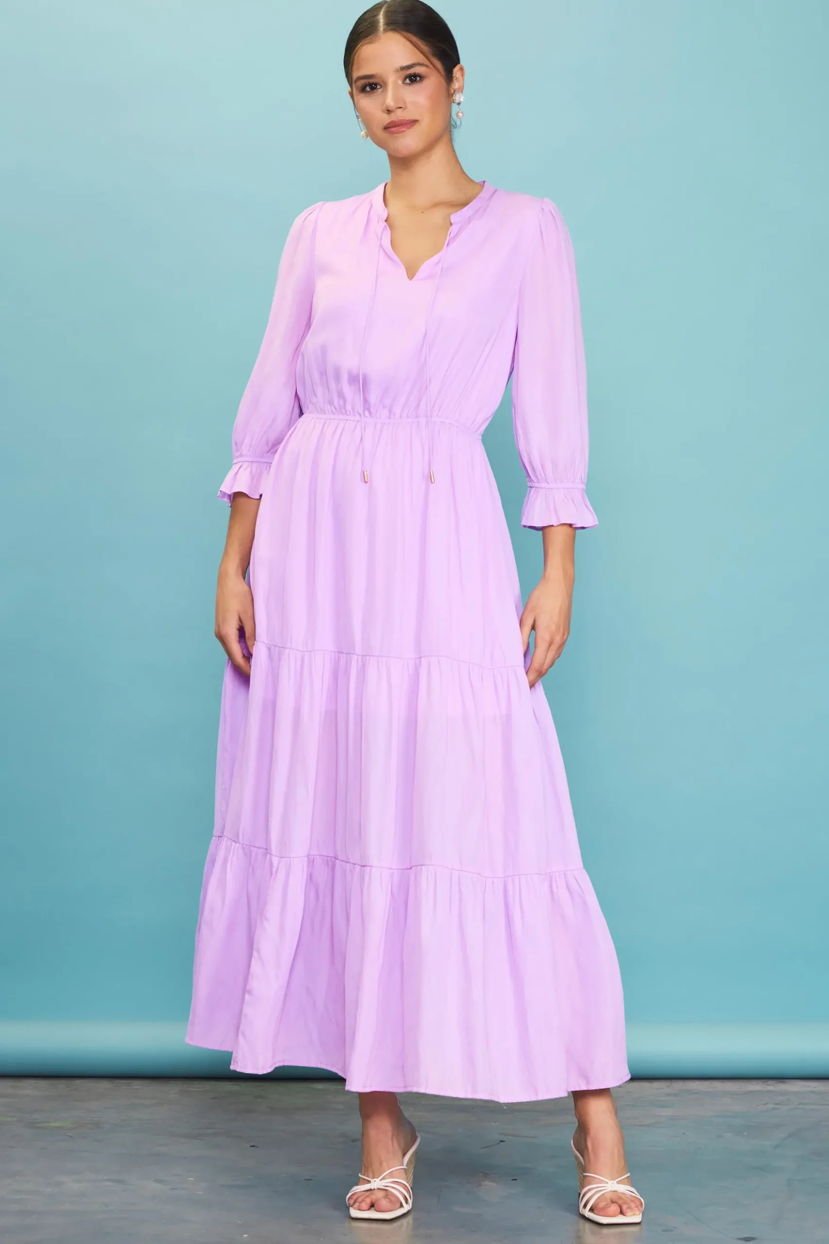Emery Ruffle Tiered Maxi Dress*SKIES ARE BLUE Sale