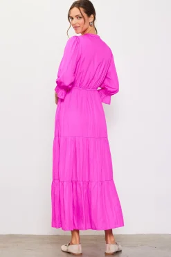 Emery Ruffle Tiered Maxi Dress*SKIES ARE BLUE Hot