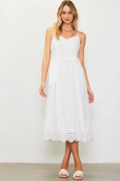 Eyelet Lace Midi Dress*SKIES ARE BLUE Sale