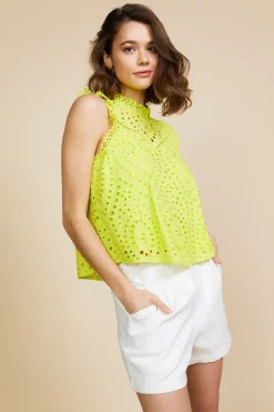 Eyelet Lace Top*SKIES ARE BLUE Hot