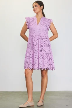 Eyelet Mini Dress*SKIES ARE BLUE Outlet