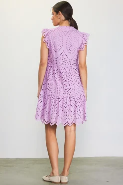 Eyelet Mini Dress*SKIES ARE BLUE Outlet