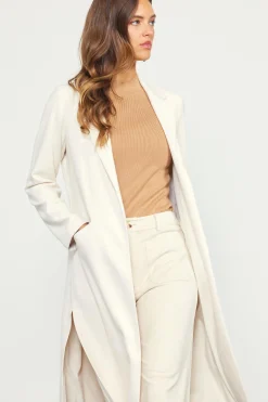 Faux Suede Duster Coat*SKIES ARE BLUE