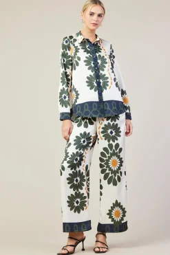 Floral Print Longsleeve Blouse*SKIES ARE BLUE Sale