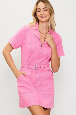 Front-Zip Utility Mini Dress*SKIES ARE BLUE Hot