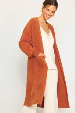 Fuzzy Longsleeve Cardigan*SKIES ARE BLUE Sale