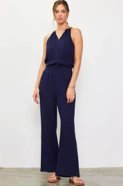 Gaia Smocked Waist Wide Leg Pants*SKIES ARE BLUE Sale