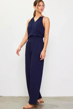 Gaia Smocked Waist Wide Leg Pants*SKIES ARE BLUE Sale