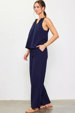 Gaia Tulip Back Halter Top*SKIES ARE BLUE Clearance