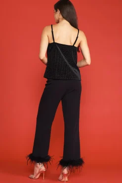 Glitter Dot Velvet Cami*SKIES ARE BLUE Discount