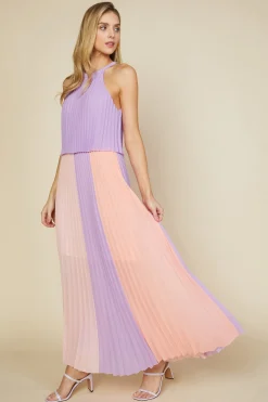 Halter Pleated Maxi Dress*SKIES ARE BLUE Sale