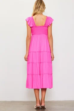 Hathaway Tiered Midi Dress*SKIES ARE BLUE Sale