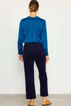 High Waisted Corduroy Pants*SKIES ARE BLUE Outlet